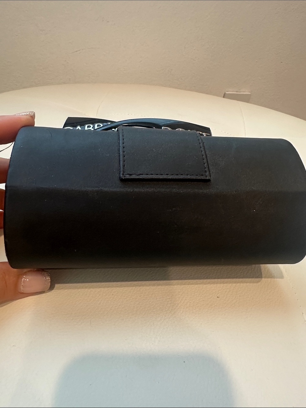 Dolce & Gabbana Black Shield Sunglasses with DG Logo Case - Picture 9 of 12